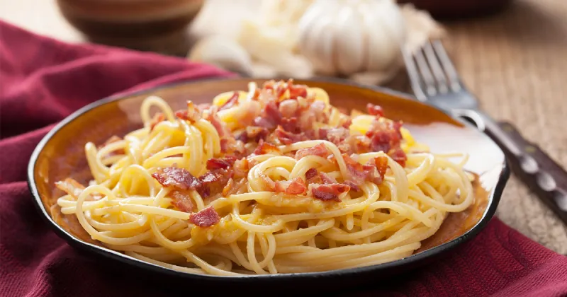 Snabbt och enkelt med pasta carbonara