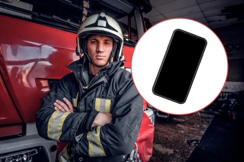 Brandmännen varnar: Ladda aldrig din telefon här